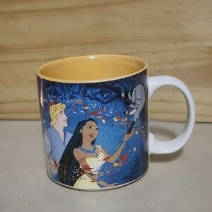 Disney Pocahontas John Smith Meeko Flit Coffee Mug Cup Contemporary Disneyana